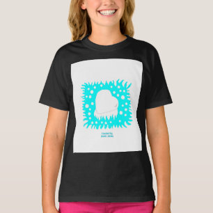 Camiseta Inverno Snow Hearls Girls Black Basic T Shirt