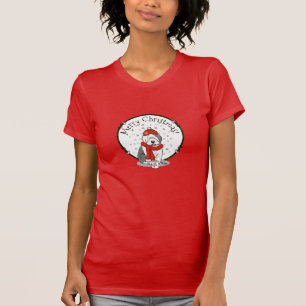Camiseta Inverno (Vermelho) Antiga Cinza Inglesa Sheepdog 1