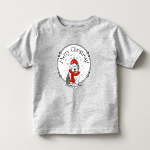 Camiseta Inverno (Vermelho) Antiga Cinza Inglesa Sheepdog 1
