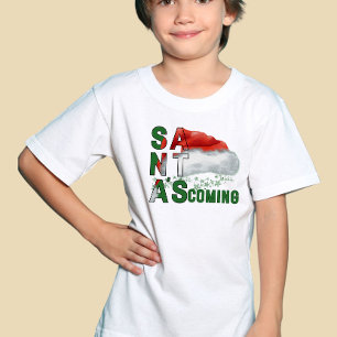 Camiseta Inverno Wonderland Santa Hat Crianças