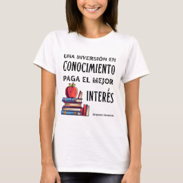 Camiseta inversão de una conocimiento pagamento el mejor in