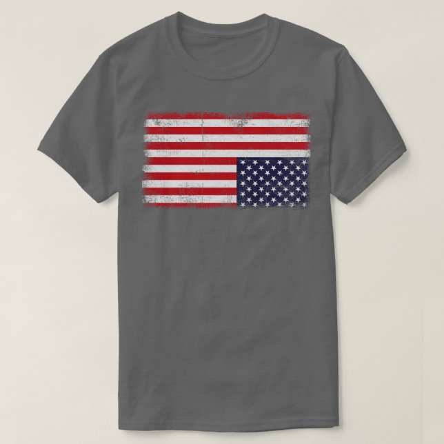 Camiseta Inverso da bandeira americana Incomodar os Estados (Frente do Design)