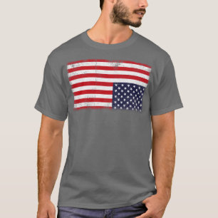 Camiseta Inverso da bandeira americana Incomodar os Estados