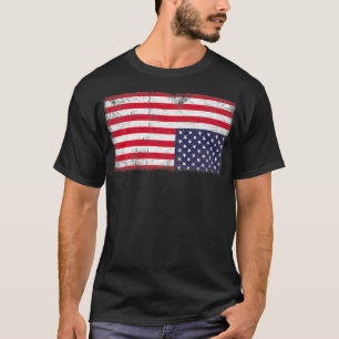 Camiseta Inverso da bandeira americana Incomodar os Estados