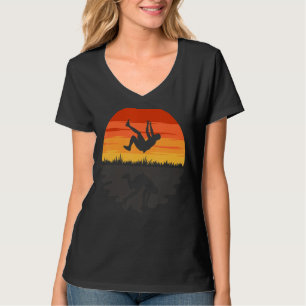 Camiseta Inverso no Sunset Parkour Retro Vintage Kids Boy