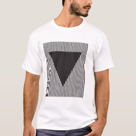 Camiseta Inverted Triangle on Striped Field