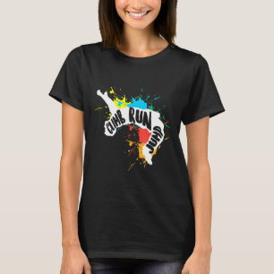 Camiseta Inverter Inverso Do Parkour De Cor Em Execução Mp