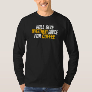 Camiseta Investidor Dará Conselho de Investimento para Café