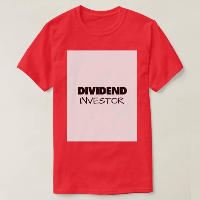 CAMISETA INVESTIDOR DIVIDENCIAL (Frente do Design)