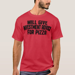 Camiseta Investidor Engraçado Dará Conselhos De Investiment