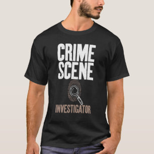 Camiseta Investigador da Cena do Crime Especialista em Dete