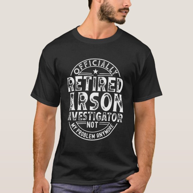 Camiseta Investigador de Arson Reformado (Frente)