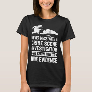 Camiseta Investigador de Cena de Crime Retroativo