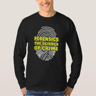 Camiseta Investigador de Ciências Forenses  
