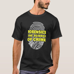 Camiseta Investigador de Ciências Forenses  