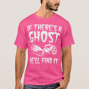 Camiseta Investigador de Fantasmas Caçador de Fantasmas Caç