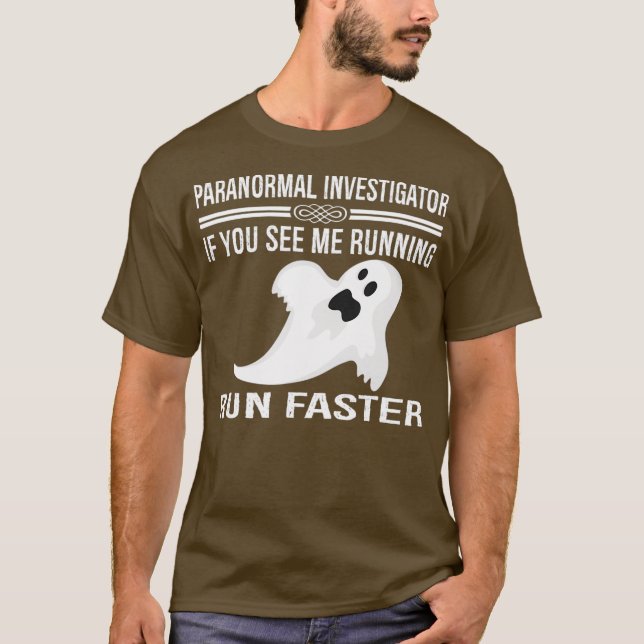 Camiseta Investigador Paranormal Caça ao Fantasma (Frente)