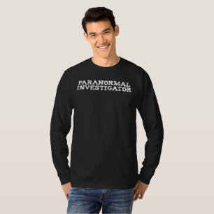 Camiseta Investigador Paranormal Caça de Fantasmas