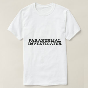 Camiseta Investigador Paranormal Caça de Fantasmas