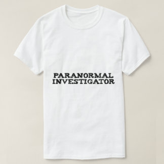 Camiseta Investigador Paranormal Caça de Fantasmas