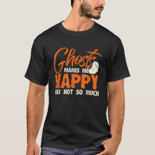 Camiseta Investigador Paranormal Fantasma caçando o Hallowe
