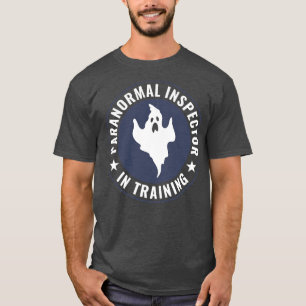 Camiseta Investigador Treinando Funny Ghost Hunter