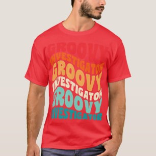 Camiseta Investigador Vintage Retro 60s 70s e 80s Vibes