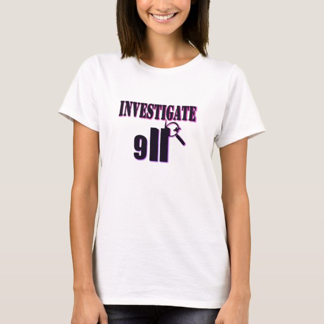 Camiseta Investigue 911 (Frente)