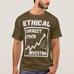 Camiseta Investimento em ações com correção ética