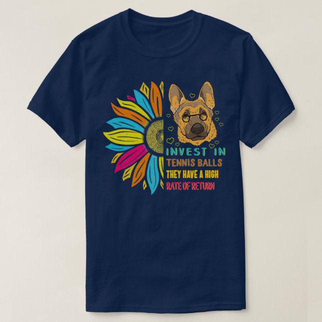 Camiseta Investir Em Bolas De Tênis Têm Alta Taxa De Re (Frente do Design)