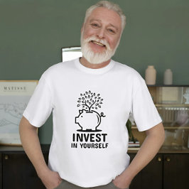 Camiseta Investir Em Si Mesmo Motivacional