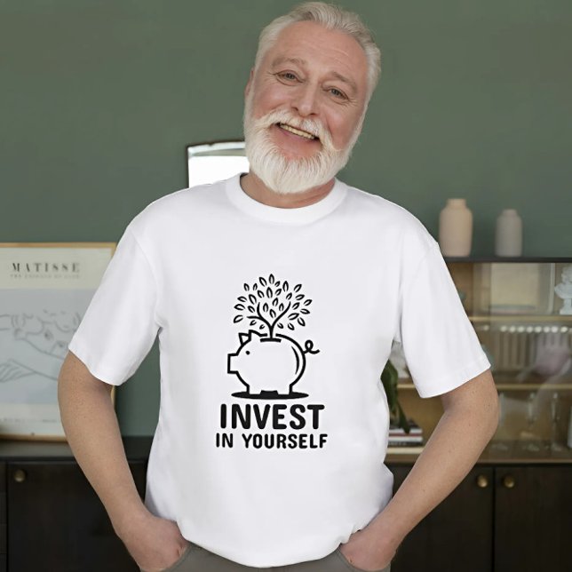 Camiseta Investir Em Si Mesmo Motivacional (Front)
