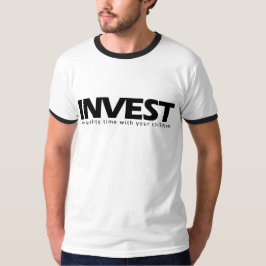Camiseta INVESTIR O Tempo De Qualidade Com O Design Dos Seu