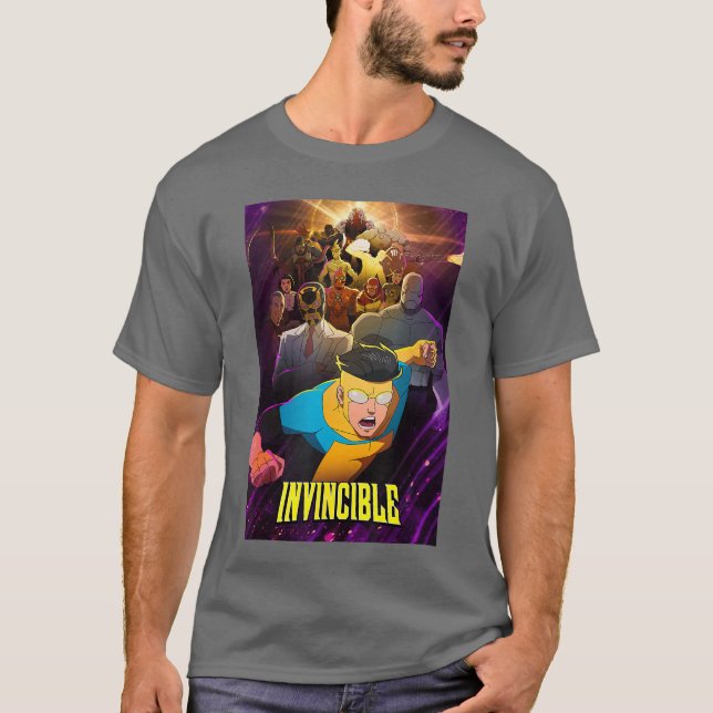 Camiseta Invincíveis Guardiões do Globo VS Machine Head Po (Frente)