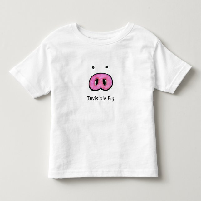 Camiseta invisível do porco (Frente)