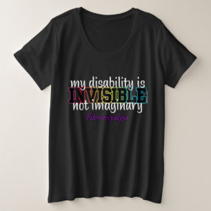 Camiseta INVISÍVEL...Fibro