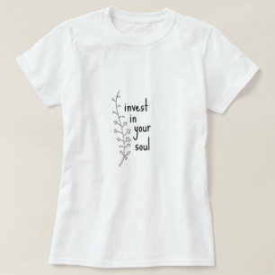 Camiseta Invista em seu Bobo de alegria feliz presente sarc