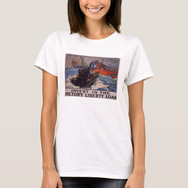 Camiseta Invista no Empréstimo Libert da Vitória (Frente)