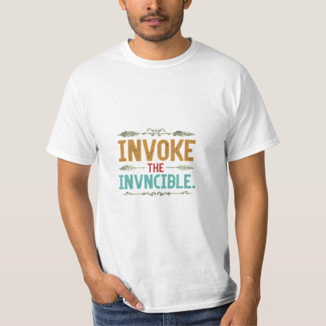 Camiseta Invocar o Invencível (Frente)