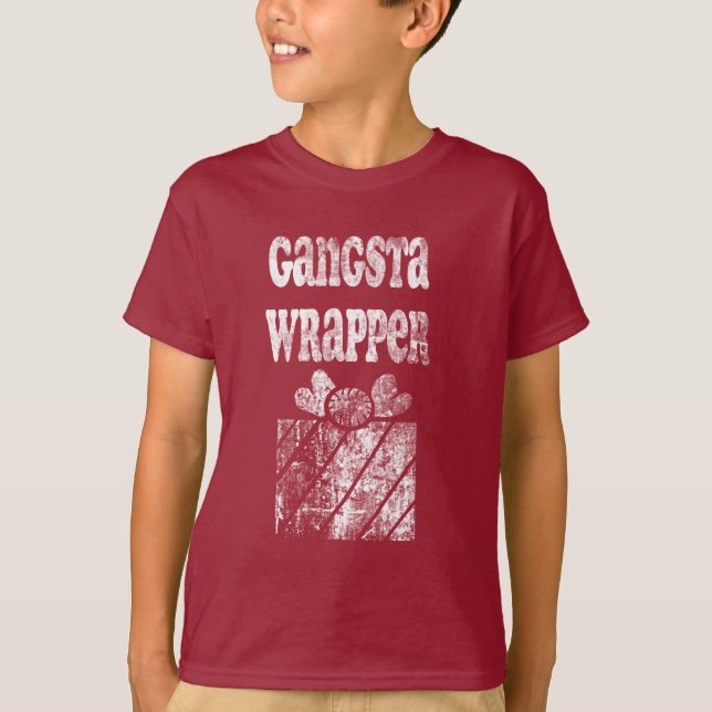 Camiseta Invólucro de Gângster Vintage (Frente)