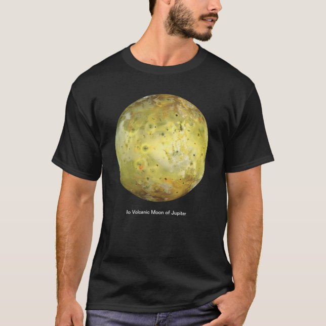 Camiseta Io Lua vulcânica de Júpiter (Frente)