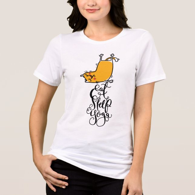 Camiseta Ioga comer dormir ioga  (Frente)