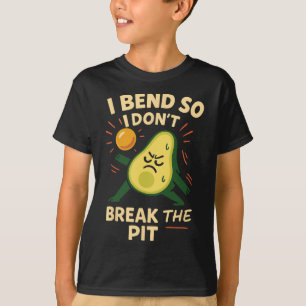 Camiseta Ioga de Abacate Engraçado Namaste Pun Plant-sed Fi