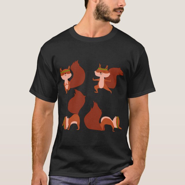 Camiseta Ioga de Esquilo (Frente)