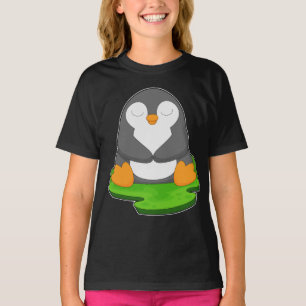 Camiseta Ioga de Pengim Aptidão Meditação