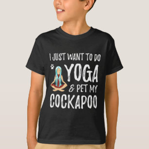 Camiseta Ioga e Apoo Cachorro para Presente Engraçado para