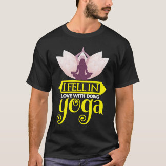 Camiseta Ioga Eu Sinto Amor Por Fazer Ioga