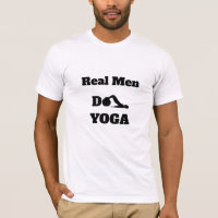*~* Ioga - Homens Reais Fazem YOGA Branco