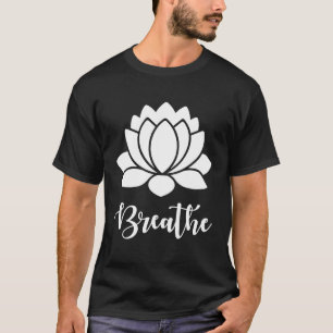 Camiseta Ioga Meditação Flor de Lótus Respirar