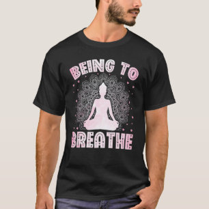 Camiseta Ioga Meditação Iogue Ser para Respirar Zen Ioga